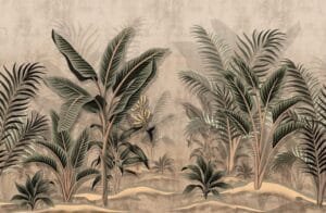 Banana palms wallpaper and wall murals for sale in California. Wallpaper and wall mural online store with a huge range for sale.