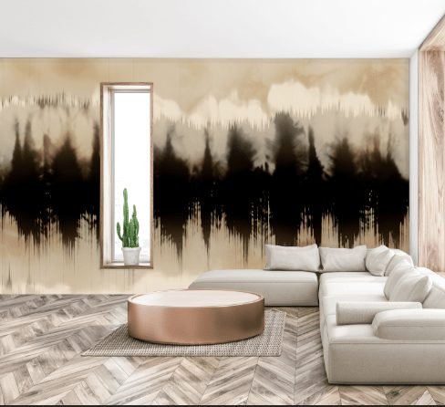 Statement collection black mirrored painted press wallpaper and wall murals shop in South Africa. Wallpaper and wall mural online store with a huge range for sale.