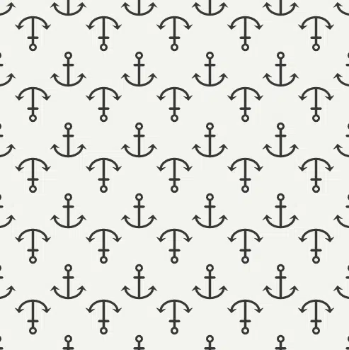 Icon style anchor pattern wallpaper and wall murals shop in South Africa. Wallpaper and wall mural online store with a huge range for sale.