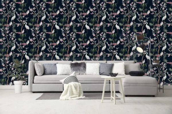 Zircon stork wallpaper and wall murals shop in South Africa. Wallpaper and wall mural online store with a huge range for sale.