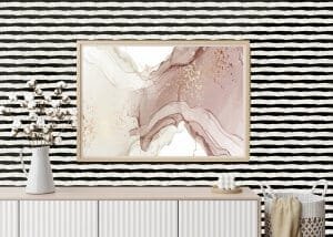 Jagged Line Grass Wallpaper - Image 2