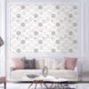 Pink Hexagon wallpaper and wall murals for sale in California. Wallpaper and wall mural online store with a huge range for sale.