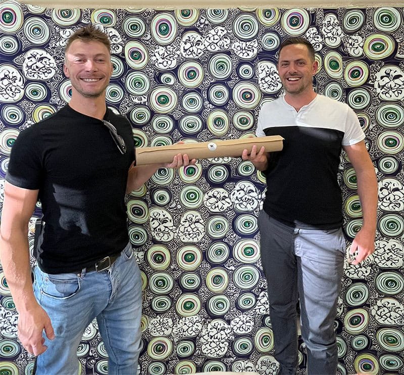 Founders of Bang Wallpaper: Dillon (left) & Ben (right)