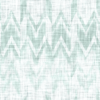 Peel and stick wallpaper of grassweave pattern in teal or turquoise on white.