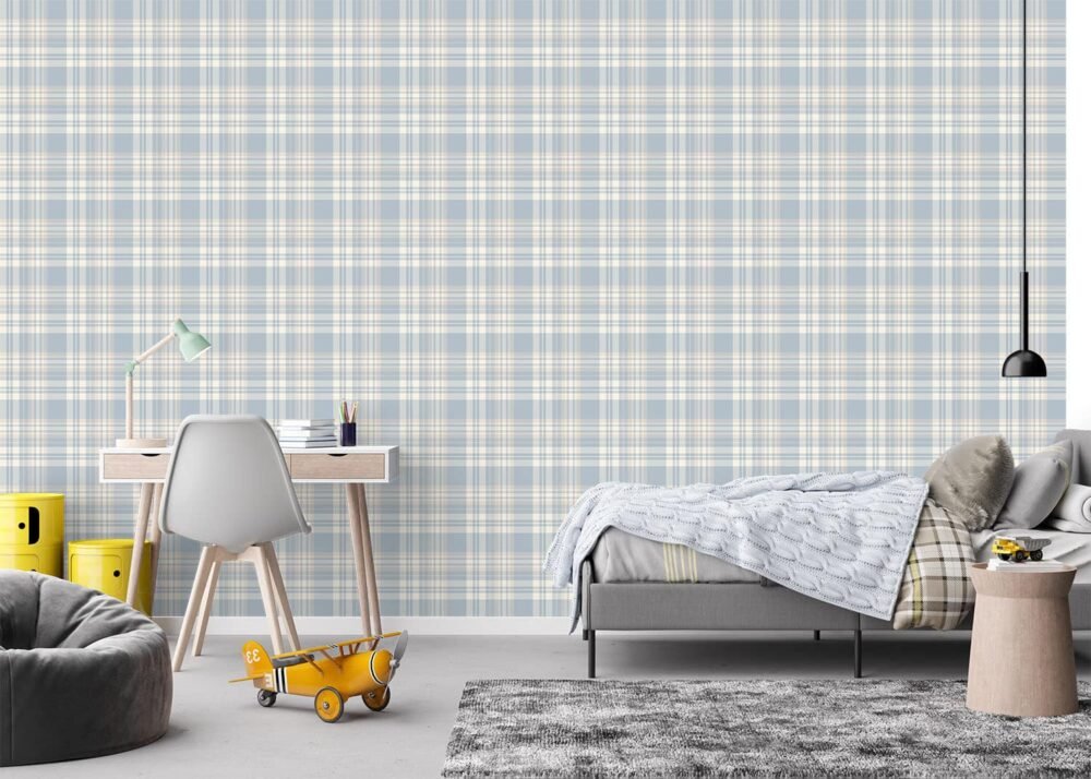 Milkshake Plaid Wallpaper from Wallpaper Online South Africa