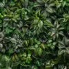 Wallpaper of ultra detailed luscious leaves growing out of darkness creating a plant wall effect. Exclusively available from Wallpaper Online Canada