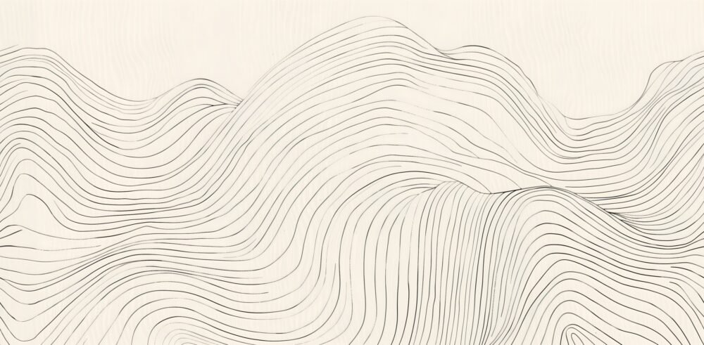 Hand drawn wavy lines scaled | BANG Wallpaper USA