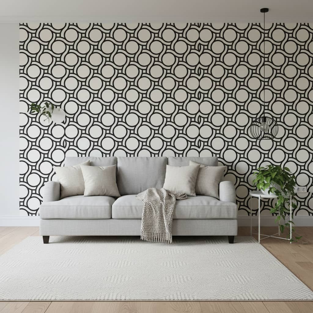 Circular Chain Wallpaper