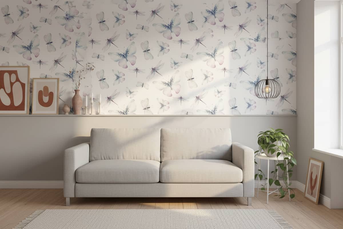 Wings in Watercolour Wallpaper