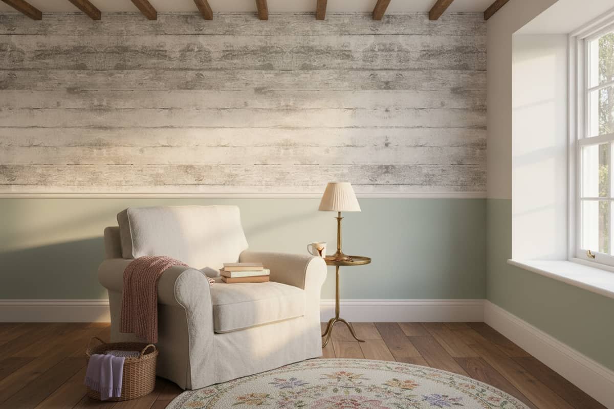 Aged Planks Wallpaper