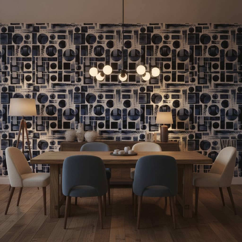 Arandas Indigo Wallpaper