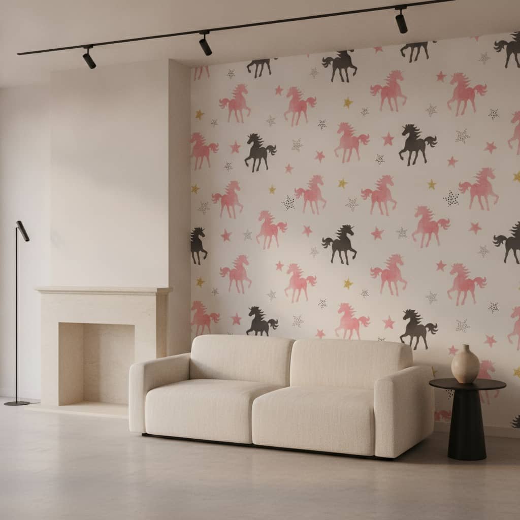 Blush Broncos Unicorn Wallpaper