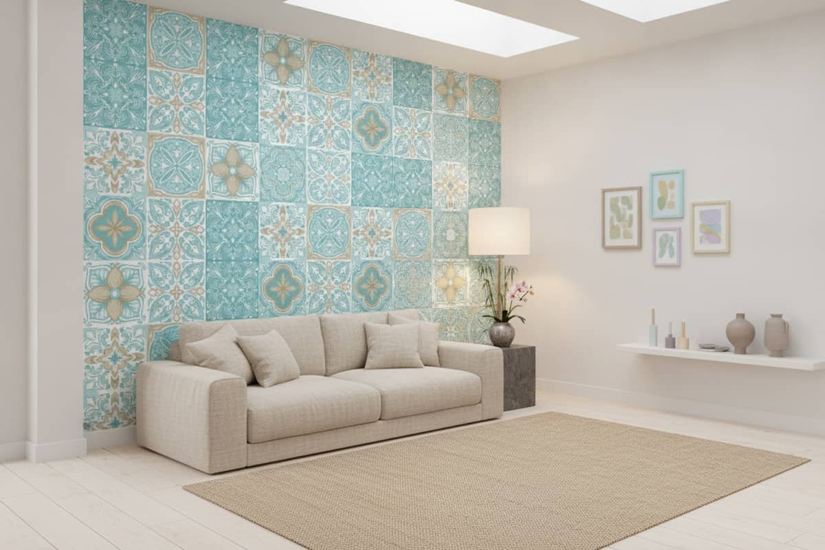 Cerceta Tile Wallpaper